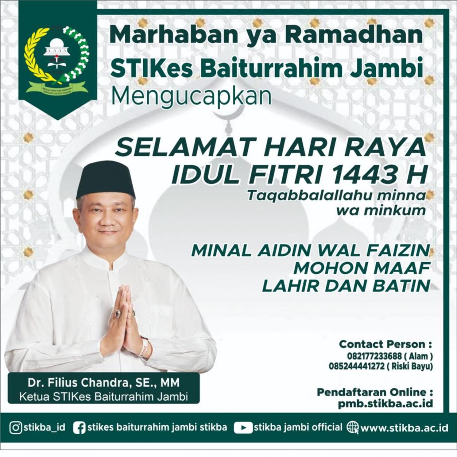 Selamat Hari Raya Idul Fitri 1443 H