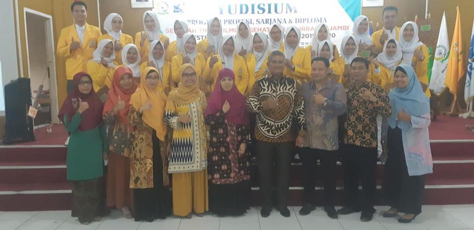 YUDISIUM dan SUMPAH Profesi STIKBA Jambi tahun 2019