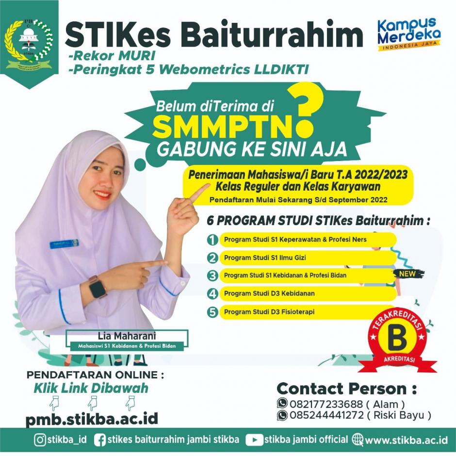 Halo sahabat  STIKes Baiturrahim Jambi apa kabarnya?