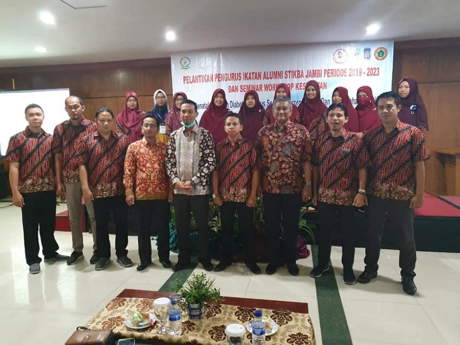 PELANTIKAN PENGURUS IKATAN ALUMNI STIKBA JAMBI PERIODE 2019-2023 dan SEMINAR WORKSHOP KESEHATAN INTERPROFESSSIONAL